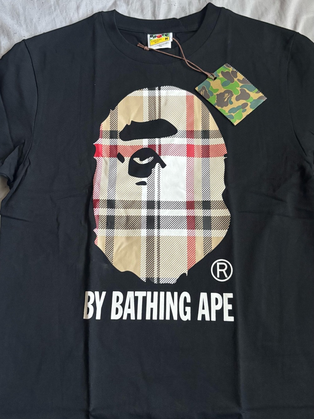 Plaid Ape T-Shirt, BOGO 20% off ape shirts